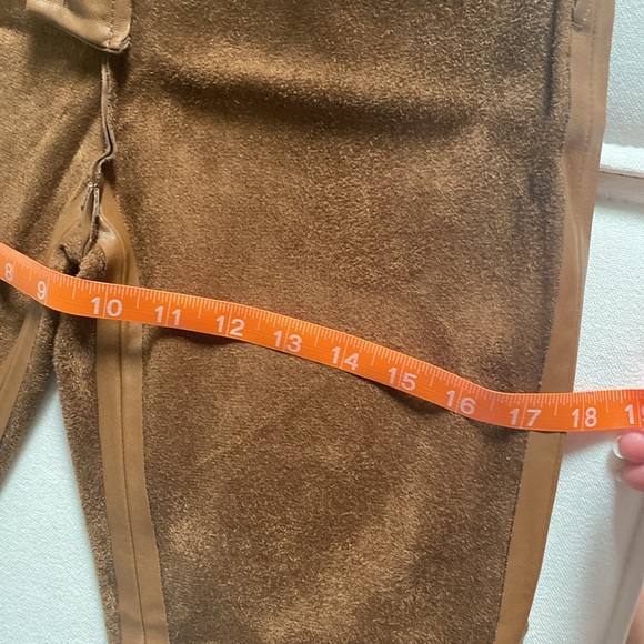 Zara faux brown leather pants - Picture 12 of 12